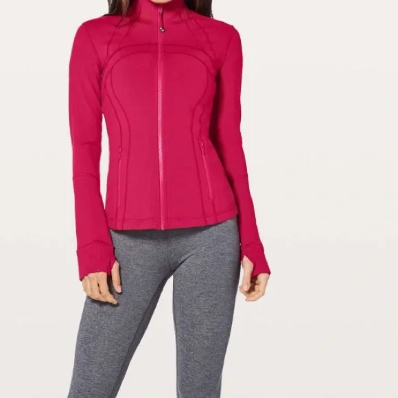❌SOlD❌RUBY RED lUON Lululemon Define Jacket - Picture 17 of 17